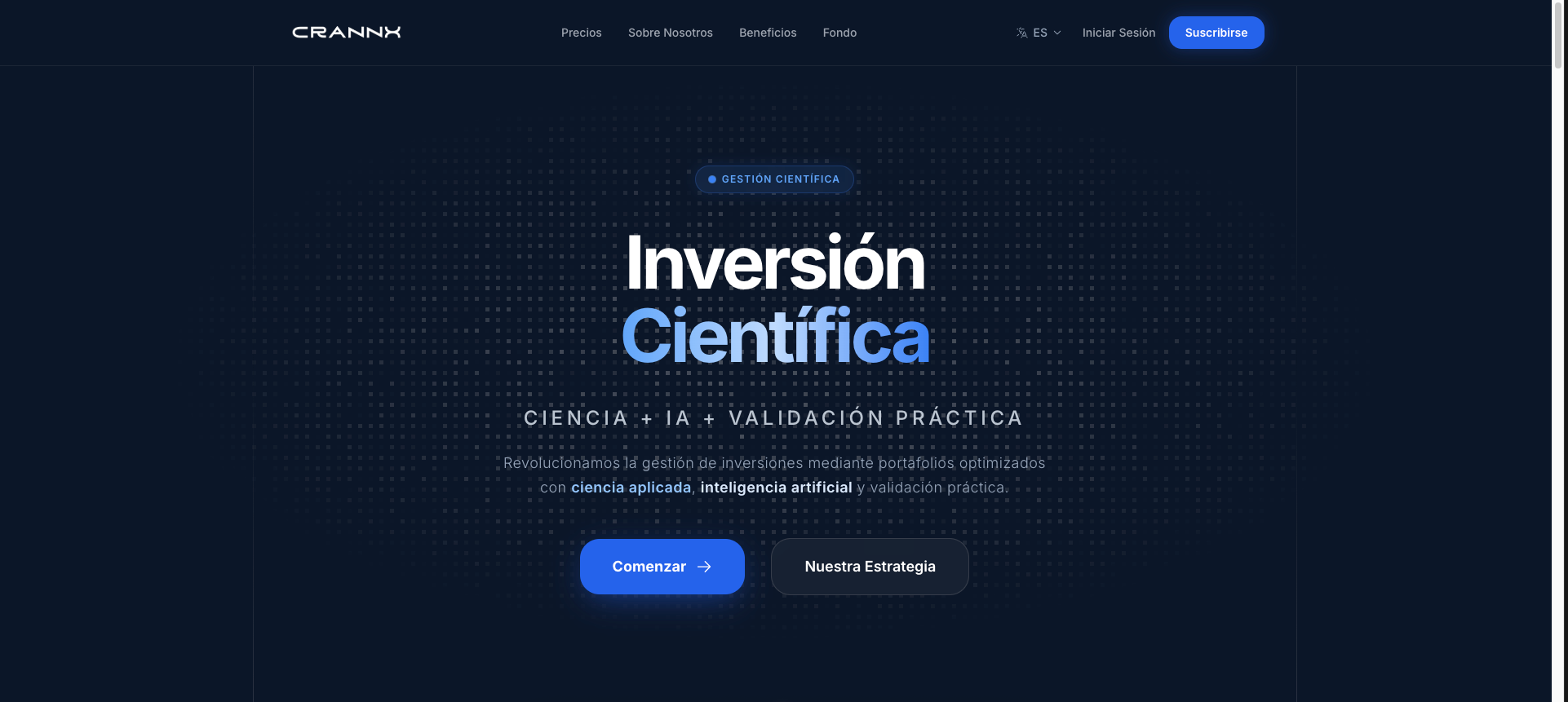 SaaS de Gestión de Portafolios de Inversión